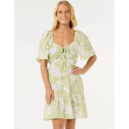 RipCurl Cala Vadella Dress Sage M Womens Dresses – Image 1