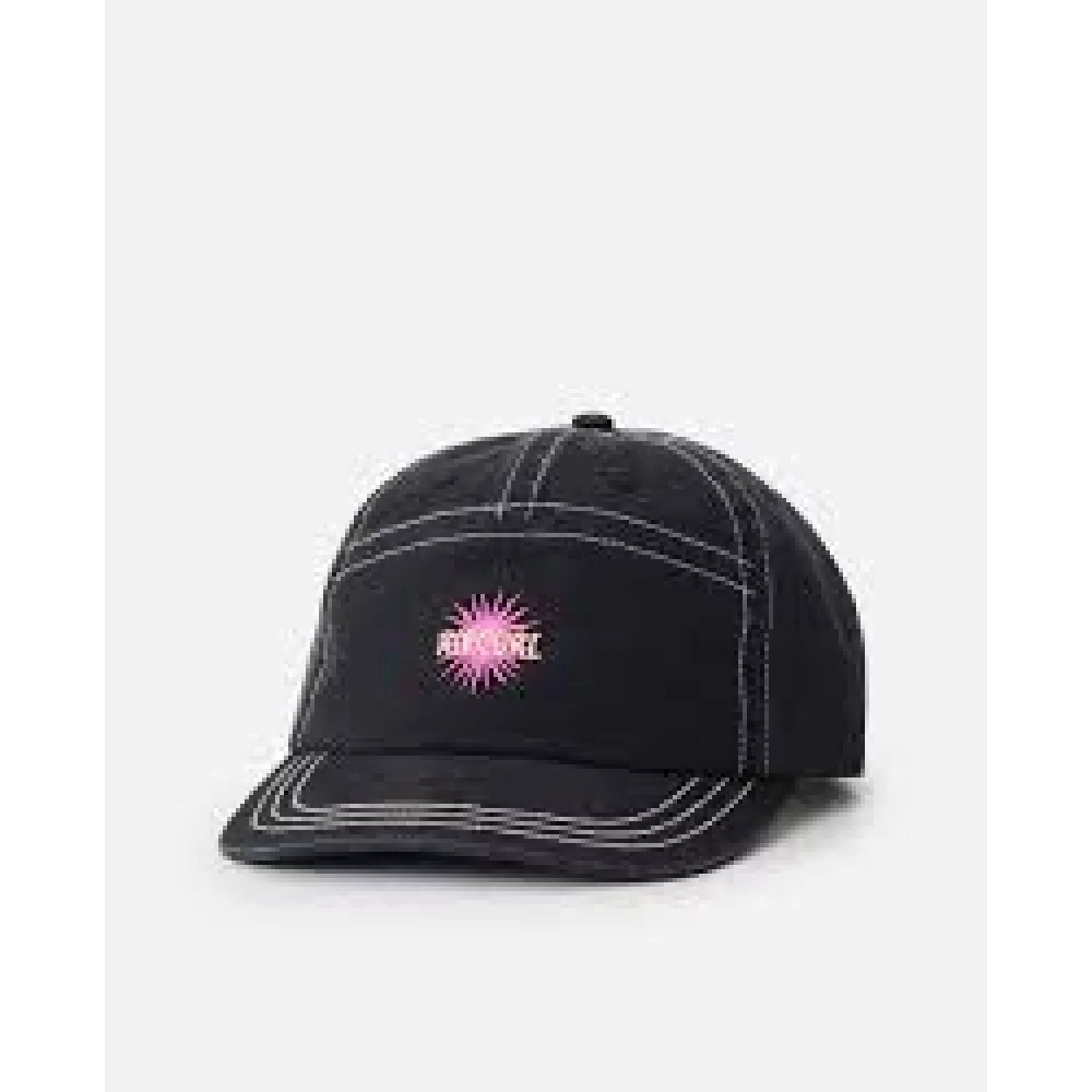 RipCurl Mix 5 Panel Cap Black Womens Hat – Image 1