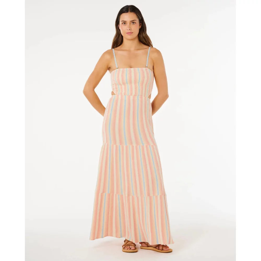 RipCurl Premium Surf Stripe Maxi Dress Womens Dresses – Image 1