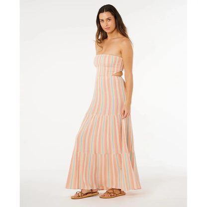RipCurl Premium Surf Stripe Maxi Dress Womens Dresses – Image 2