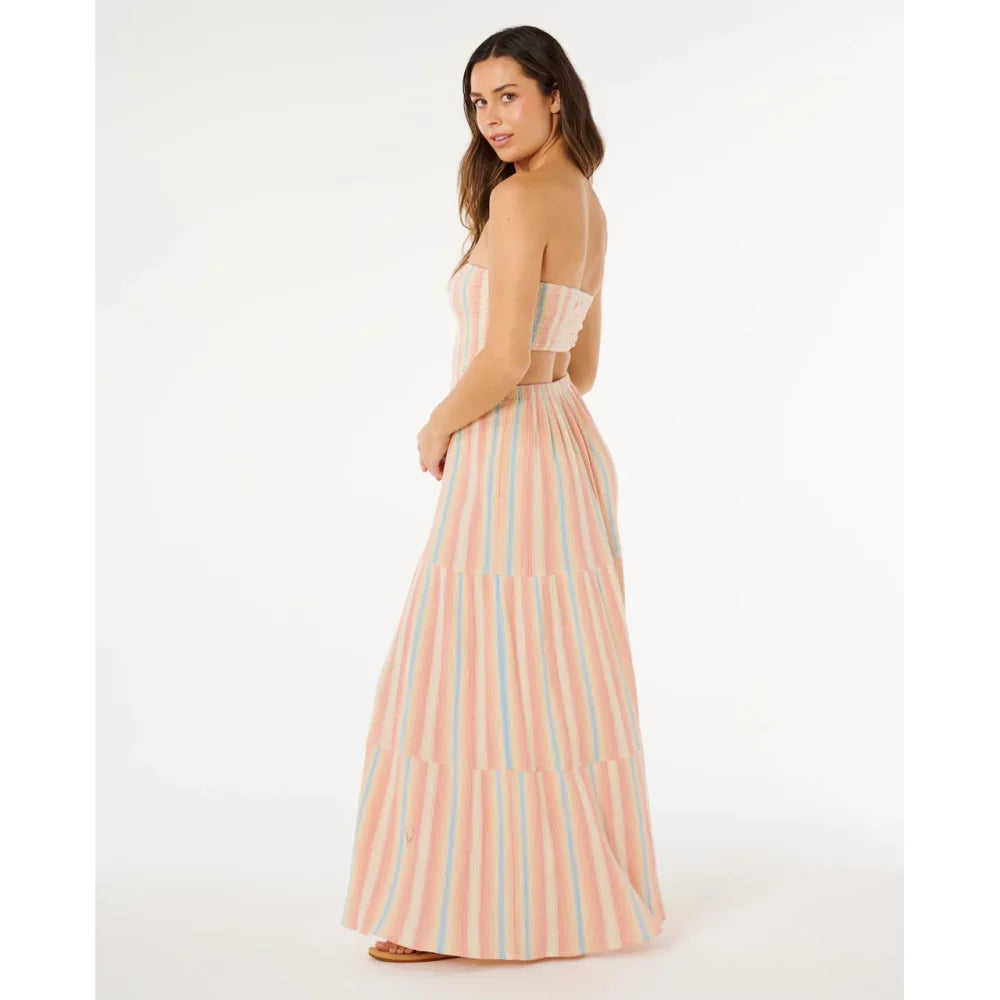 RipCurl Premium Surf Stripe Maxi Dress Womens Dresses – Image 3