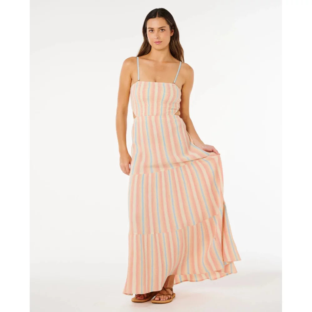 RipCurl Premium Surf Stripe Maxi Dress Womens Dresses – Image 4