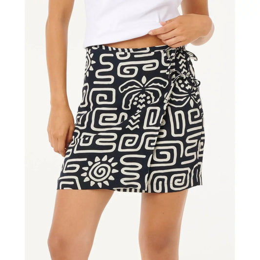 Ripcurl Sunset Luau Wrap Skirt – Image 1