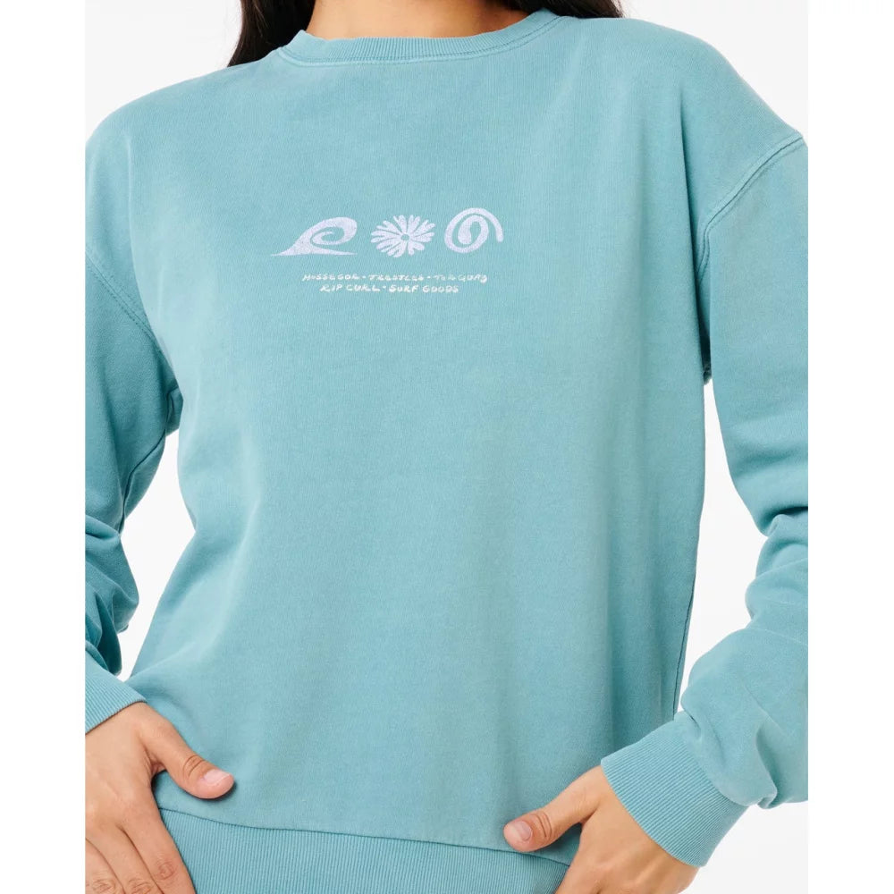 RipCurl Sunset Surf Relaxed Crew Womens sweater – Image 5