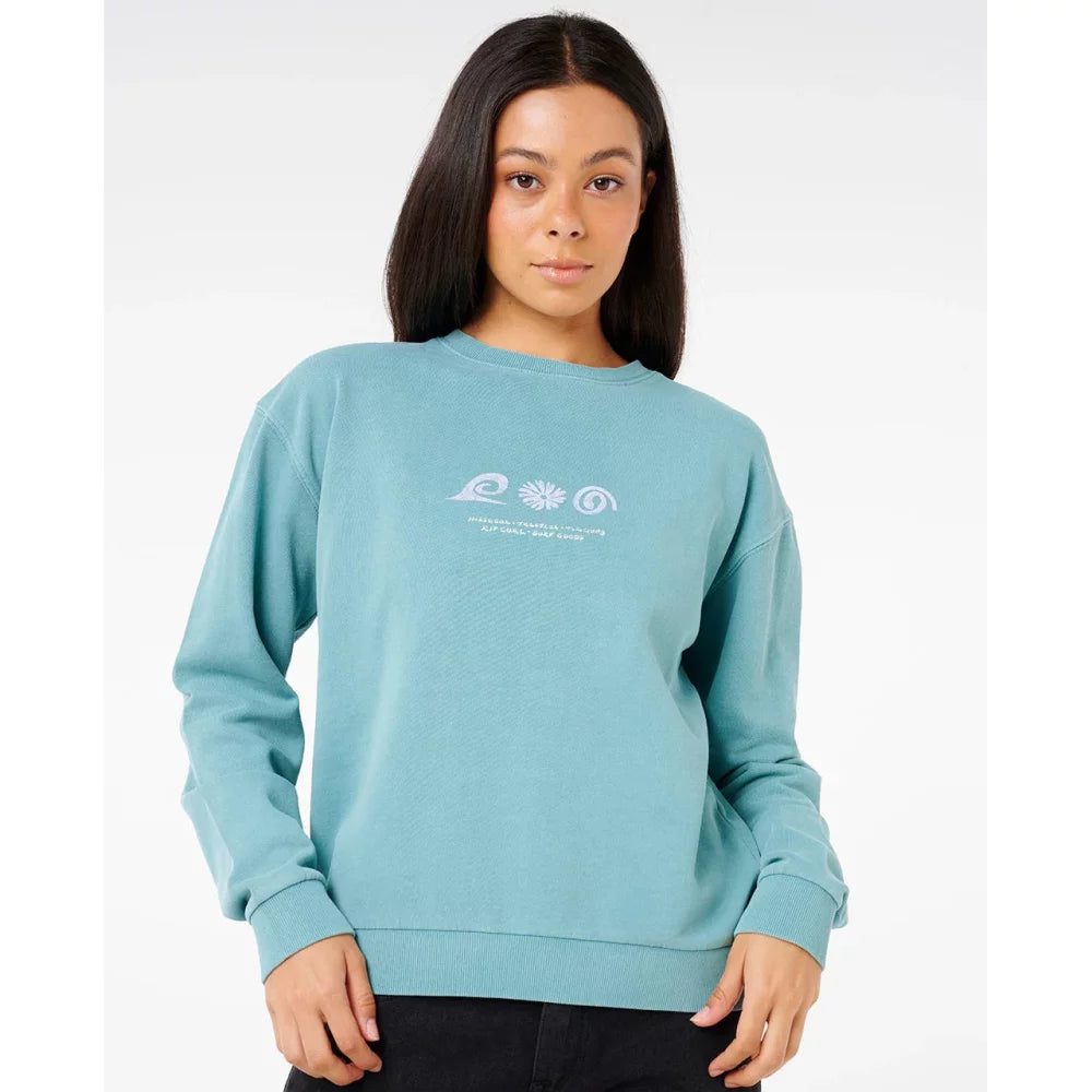 RipCurl Sunset Surf Relaxed Crew Womens sweater – Image 6