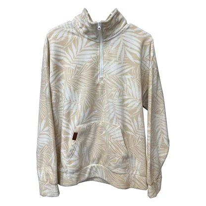 Roxy Sweet Shade Half-Zip Pullover Tapioca Crystal Shade Small