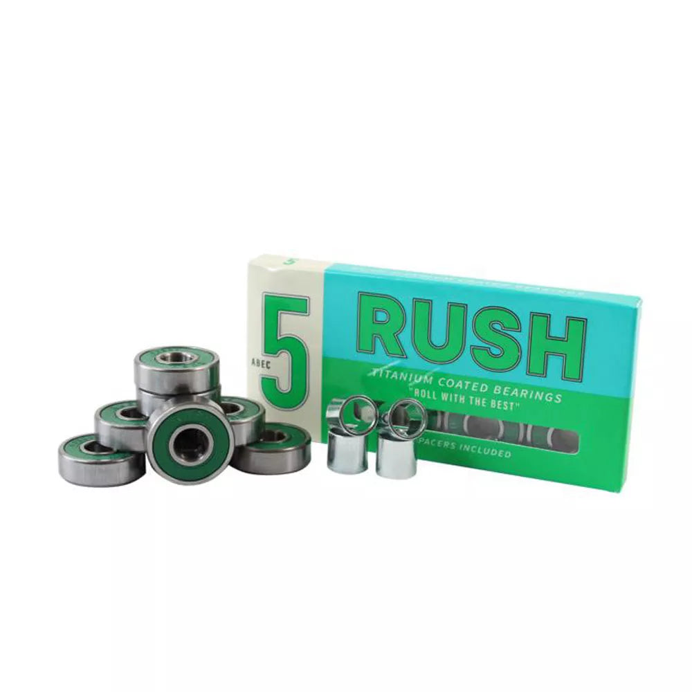 Rush 8mm Bearings with Spacers ABEC 5