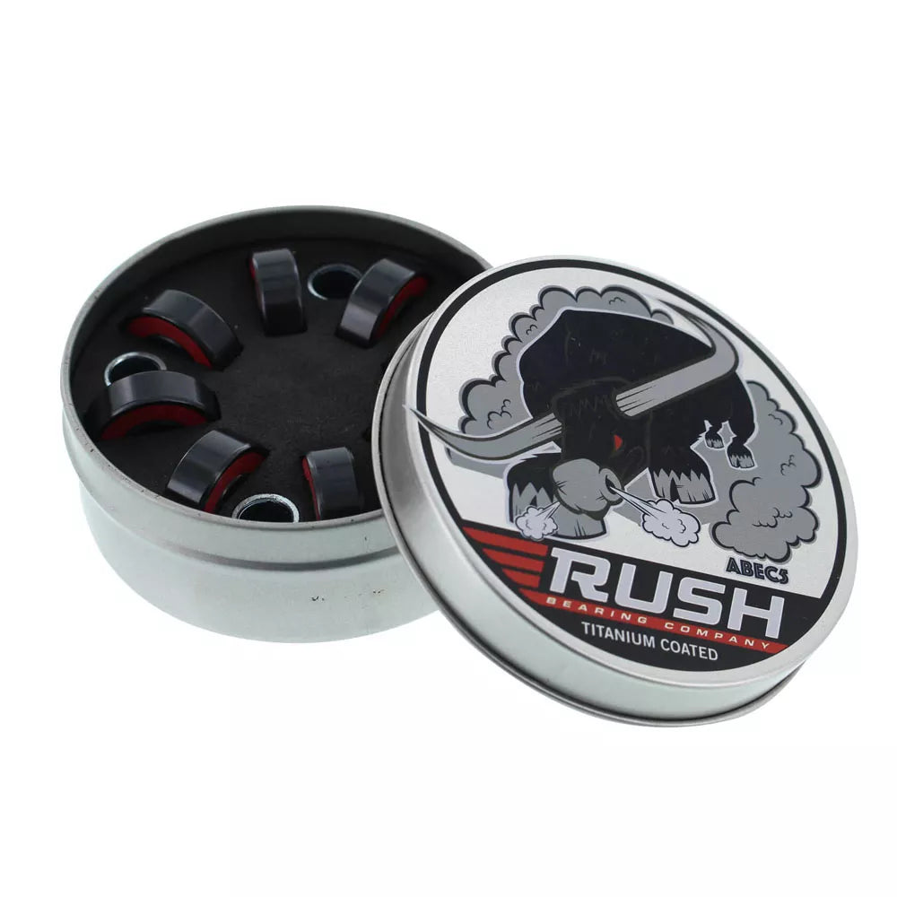 Rush Titanium Coated Bearings with Spacers ABEC 5