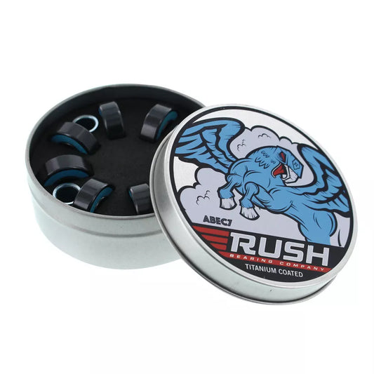 Rush Titanium Coated Bearings with Spacers ABEC 7