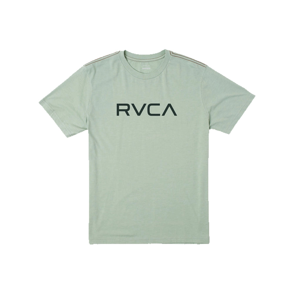 RVCA Big Logo Short Sleeve Tee Green Haze Small