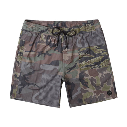 RVCA Perry Elastic 17" Volleys Mixed Camo Small