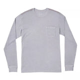 RVCA PTC Pigment Long Sleeve Tee Shirt Monument Small