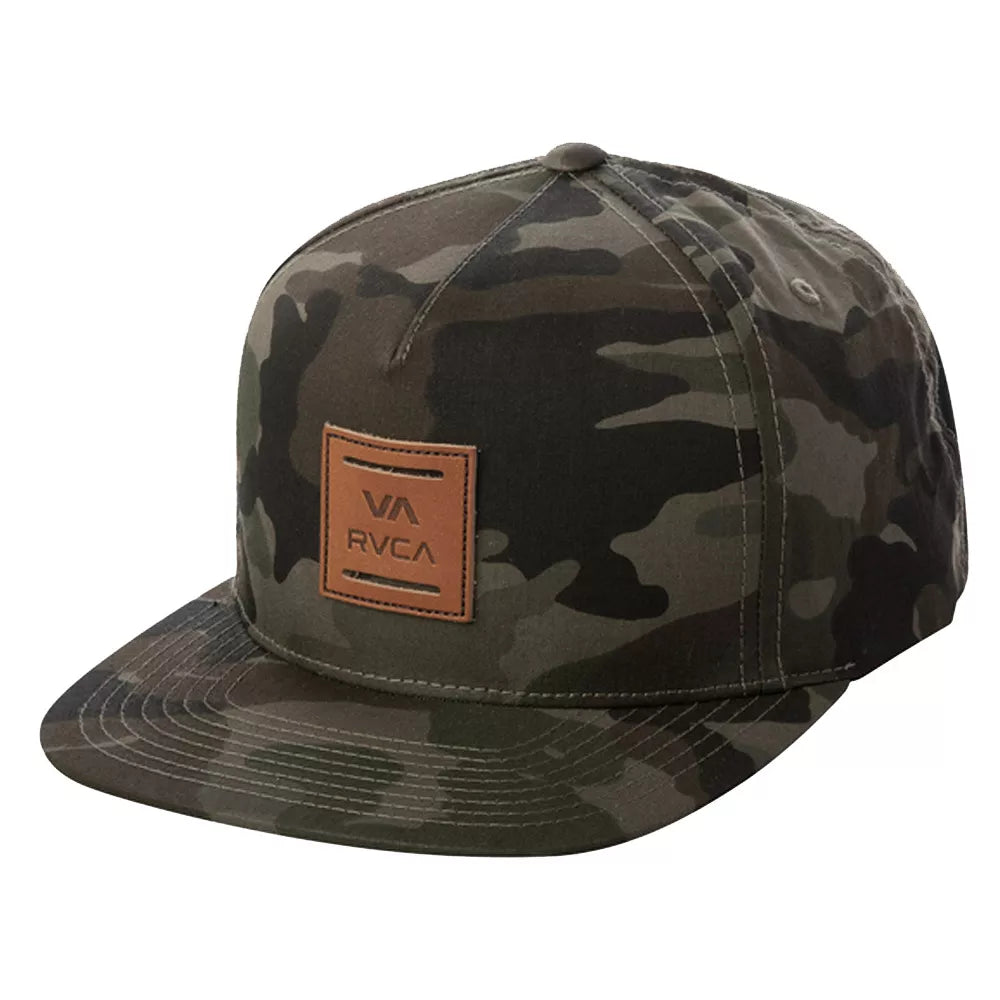 RVCA VA All The Way Snapback Hat Camo