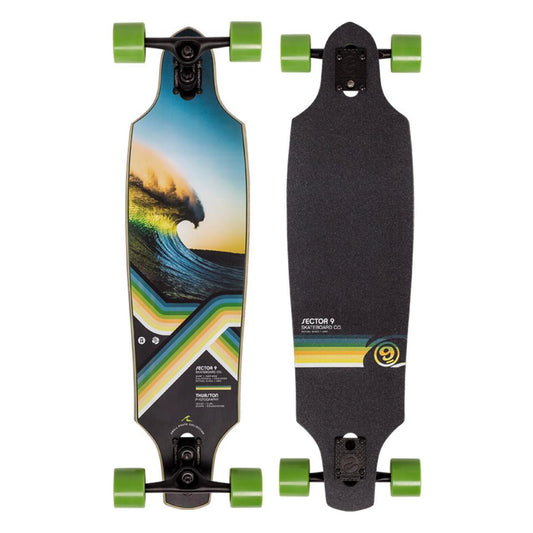 Sector 9 Roundhouse Roll Drop Through Freeride Longboard Complete