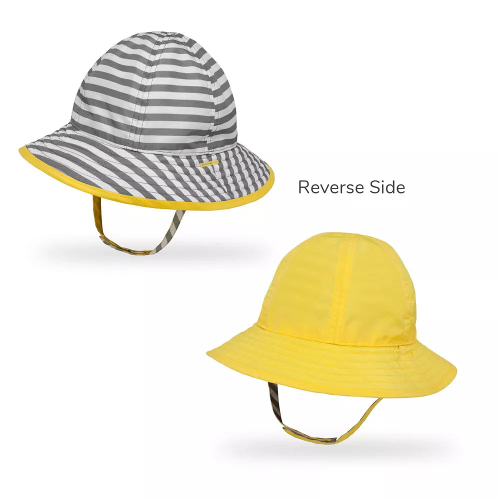 Sunday Afternoons Infant SunSkipper Bucket Hat Quarry Stripe/Lemon 6-12 months