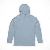 Salty Crew Apex Perforated Sunshirt Mineral Blue Mens Shirts – Image 1