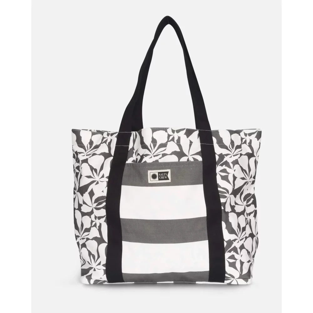 Salty Crew Ashore Beach Bag White Grey Packs & Bags – Image 1