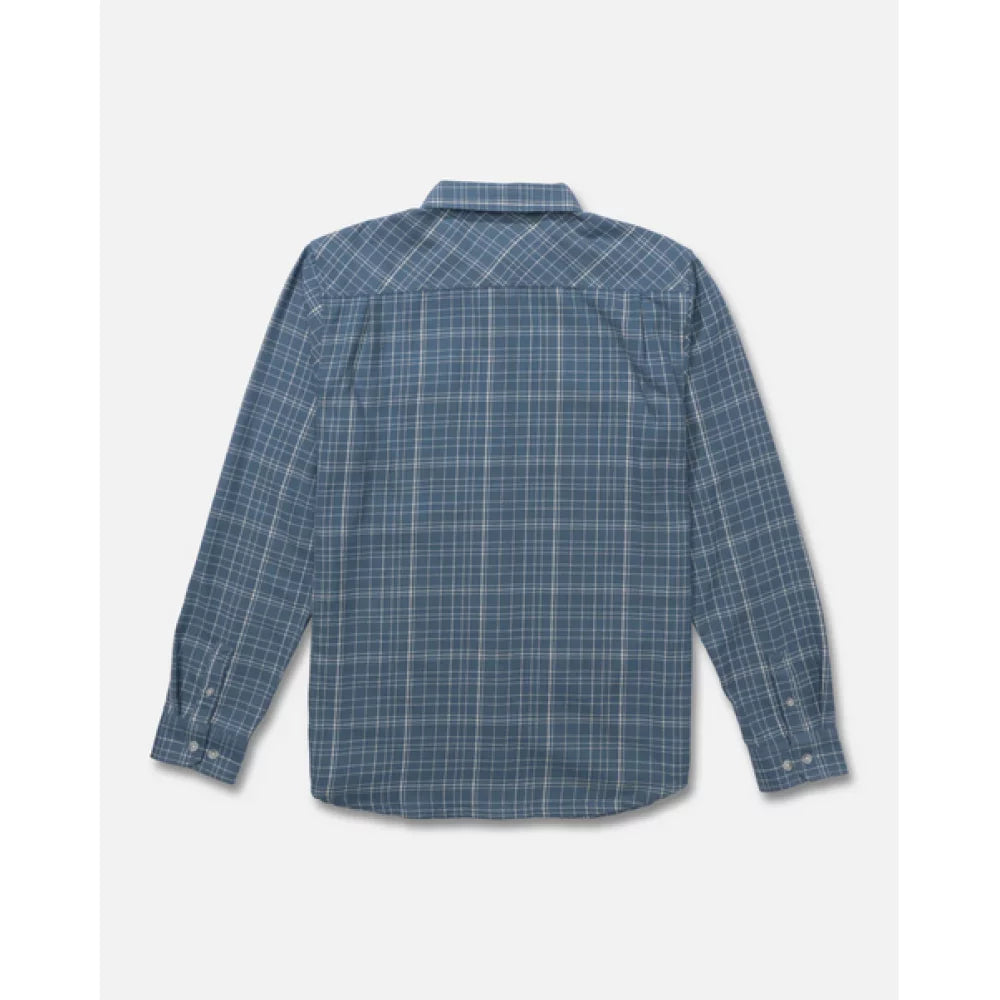 Salty Crew Daybreak Flannel - Pilot Blue Mens Shirts – Image 1