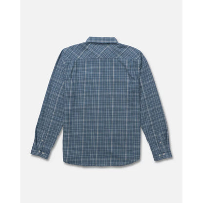 Salty Crew Daybreak Flannel - Pilot Blue Mens Shirts – Image 1