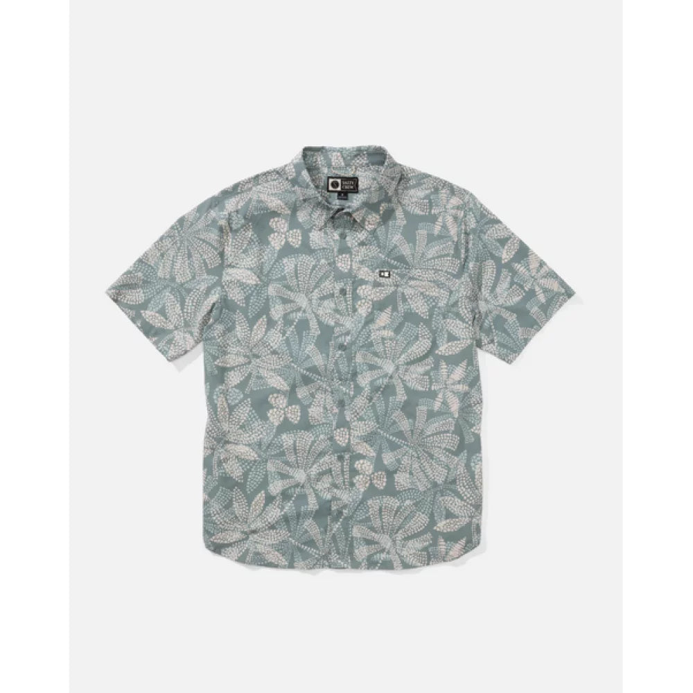 Salty Crew Drifter UV Button Up - Atlantic Green Mens Shirts – Image 2