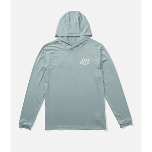 Salty Crew Herren Hood Sunshirt Yellowfin langarm, - Mackerel Mens Rashguard – Image 1