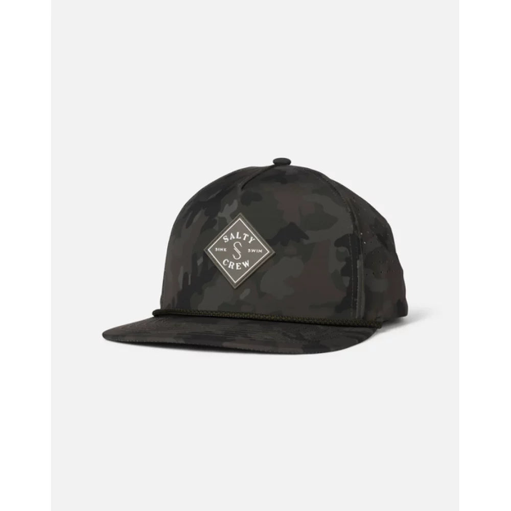 Salty Crew Long Range Tech Snapback - Camo Mens Hats – Image 3