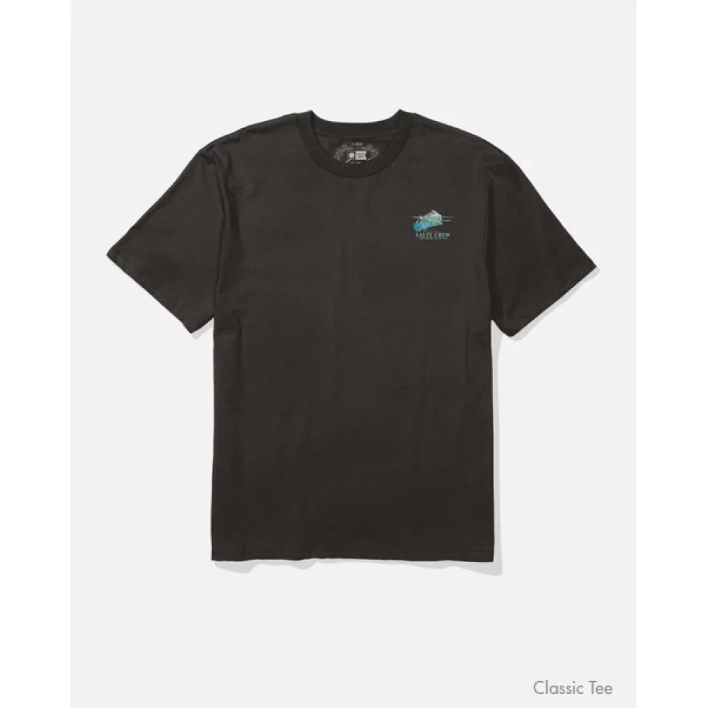 Salty Crew Mahi Surface Classic Tee - Black Mens Shirts – Image 1