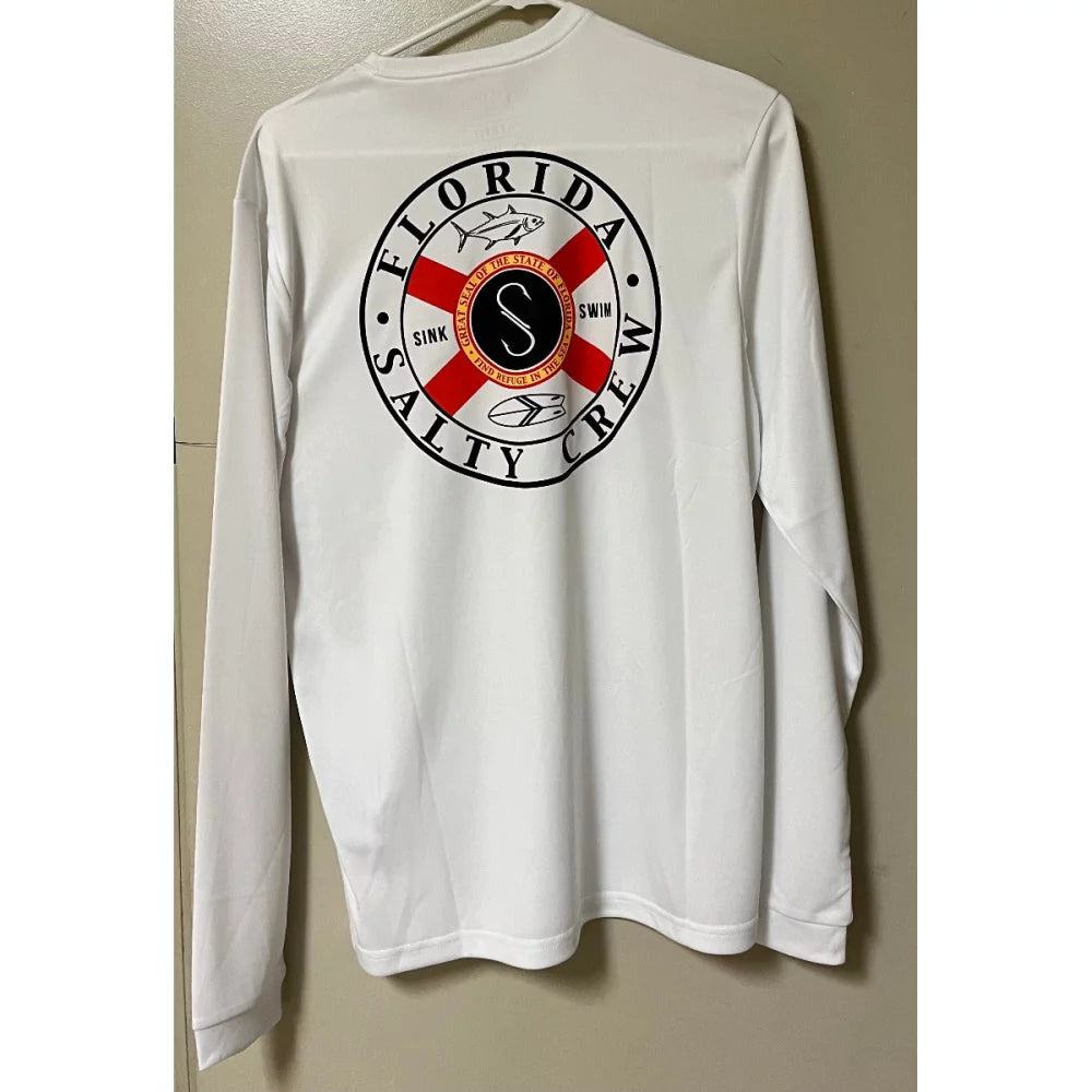 Salty Crew SC M FL Legends LS SS WHT L Mens Shirts – Image 2