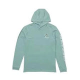 Salty Crew Surface Hood Sunshirt Seaside Heather Mens Shirts – Image 1
