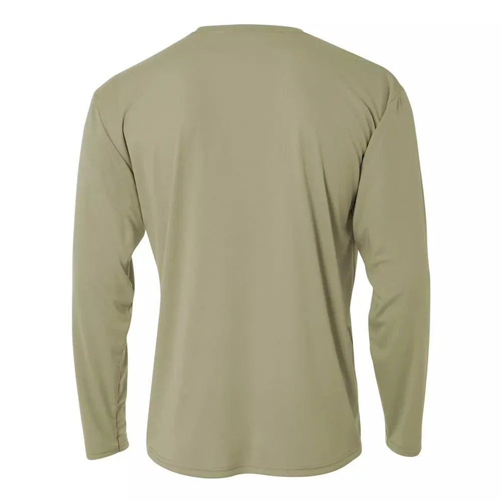 Sandy Point Long Sleeve Rashguard Olive Large Mens Rashguard – Image 2