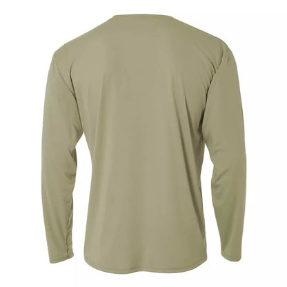 Sandy Point Long Sleeve Rashguard Olive Large Mens Rashguard – Image 2