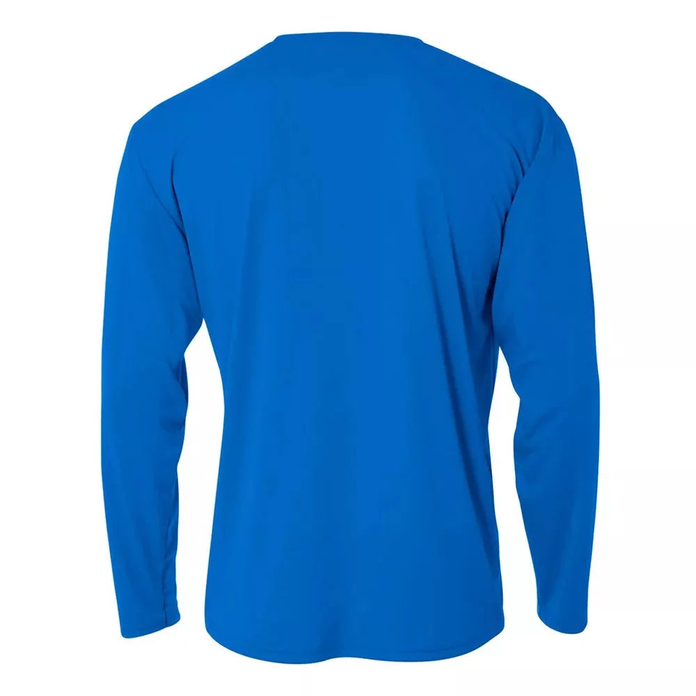 Sandy Point Long Sleeve Rashguard Royal Large Mens Rashguard – Image 2
