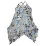 Santiki Selena Dress Blue Floral Medium Womens Dresses – Image 1