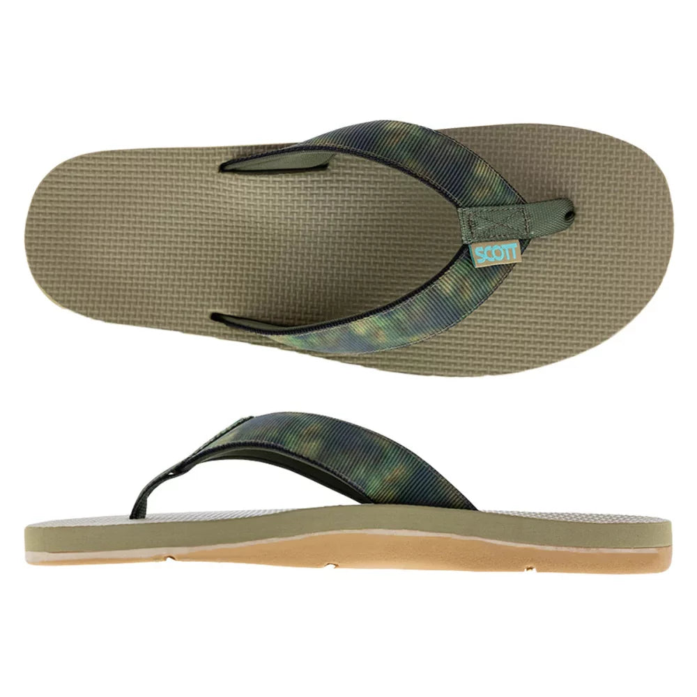 Scott Kaikane Camo Dus Mens Sandals – Image 1