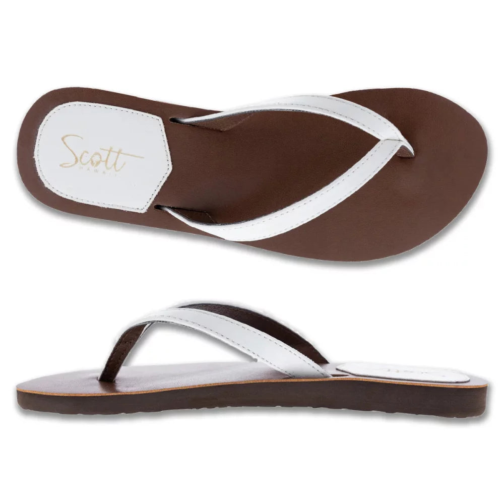 Scott Mohala White Womens Sandals – Image 1