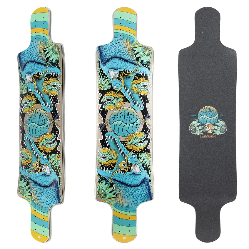 Sector 9 Fault Line Feast Deck Skateboard Deck – Image 1