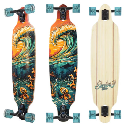Sector 9 Flipside Fractal Complete Skateboard – Image 9