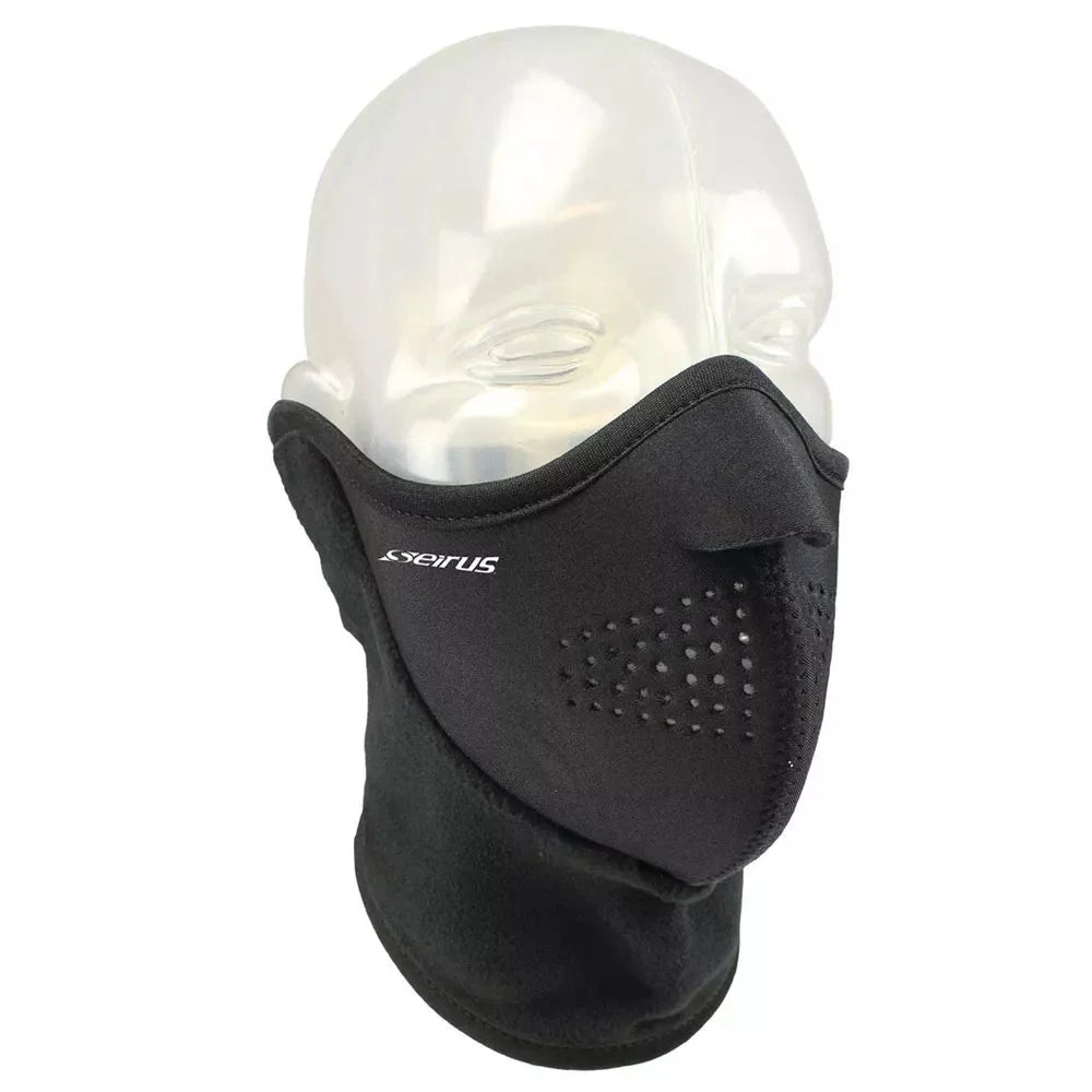 Seirus Neofleece® Combo Scarf™ Black XS Snow Headwear – Image 1