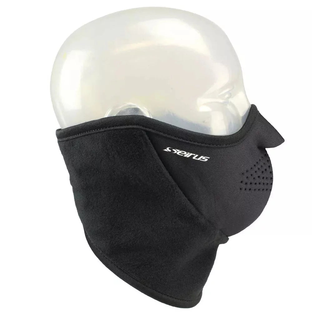 Seirus Neofleece® Combo Scarf™ Black XS Snow Headwear – Image 4