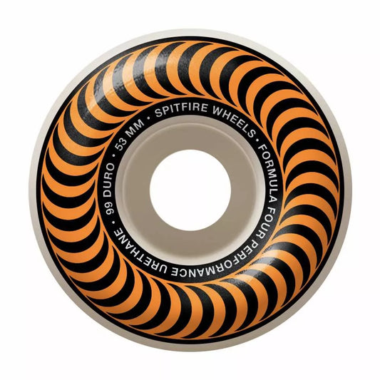 Spitfire Formula-Four Classic Swirl Wheels 53mm 99a Orange