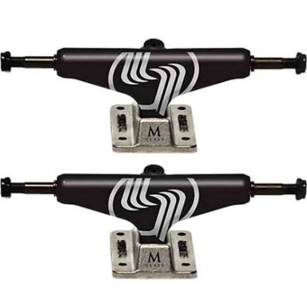 Silver M Hollow 8.0 Skateboard Trucks – Image 2