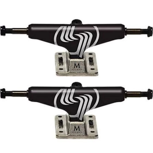 Silver M Hollow 8.0 Skateboard Trucks – Image 2