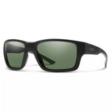 Smith Optics Outback Sunglasses Matte Black/ChromaPop+ Polarized Grey Green