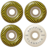 SPITFIRE Skateboard Wheels 55mm CLASSICS Yellow/White – Image 1