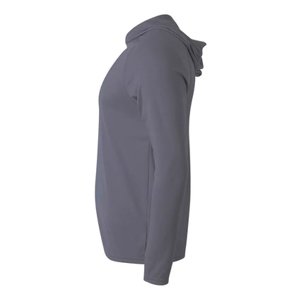 Sandy Point Long Sleeve Hooded Rashguard Graphite