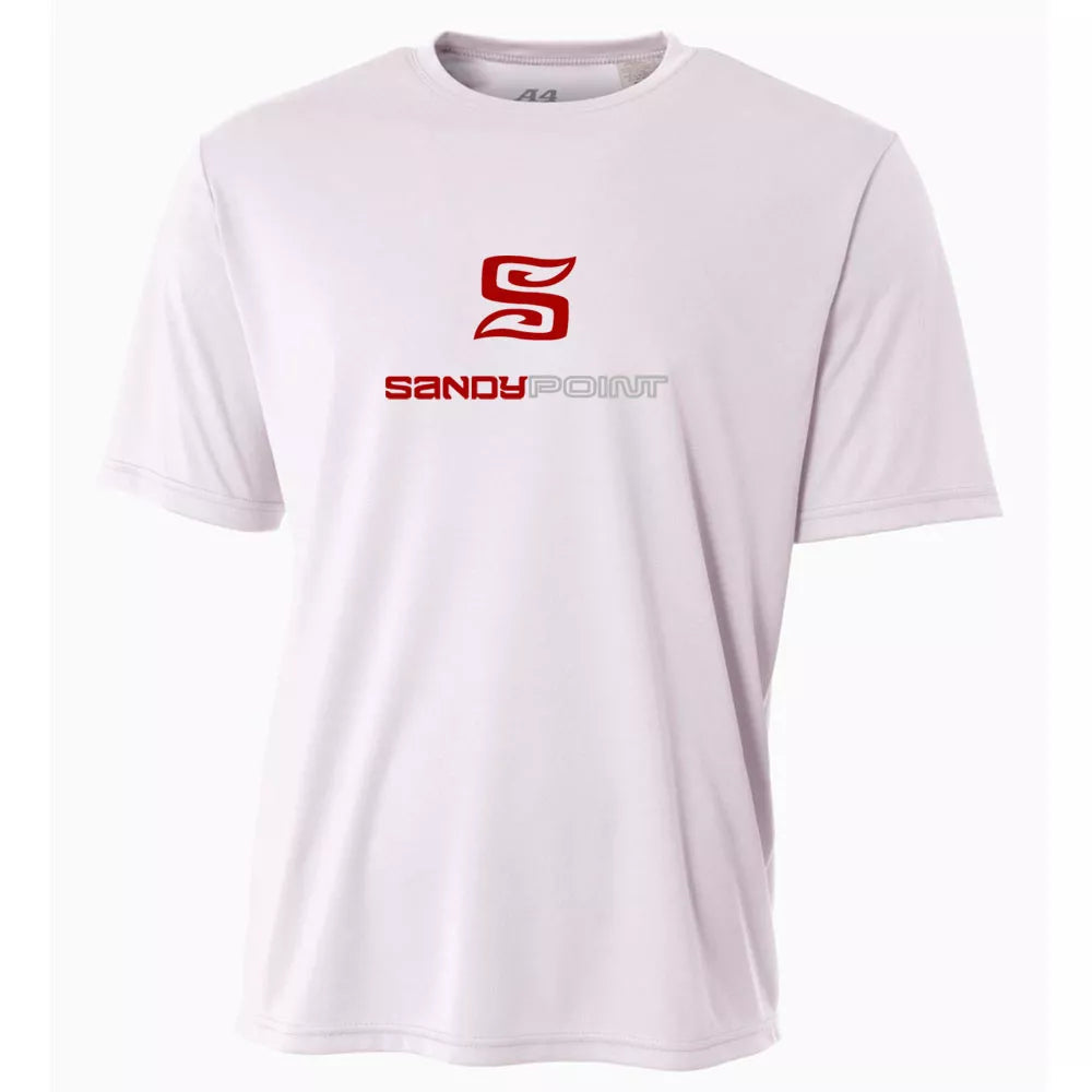 Sandy Point Short Sleeve Rashguard White Small