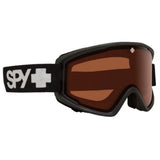 Spy Optic Crusher Elite Eco Mid Size Matte Black Goggle with LL Persimmon Lens Snowboard Goggles – Image 1