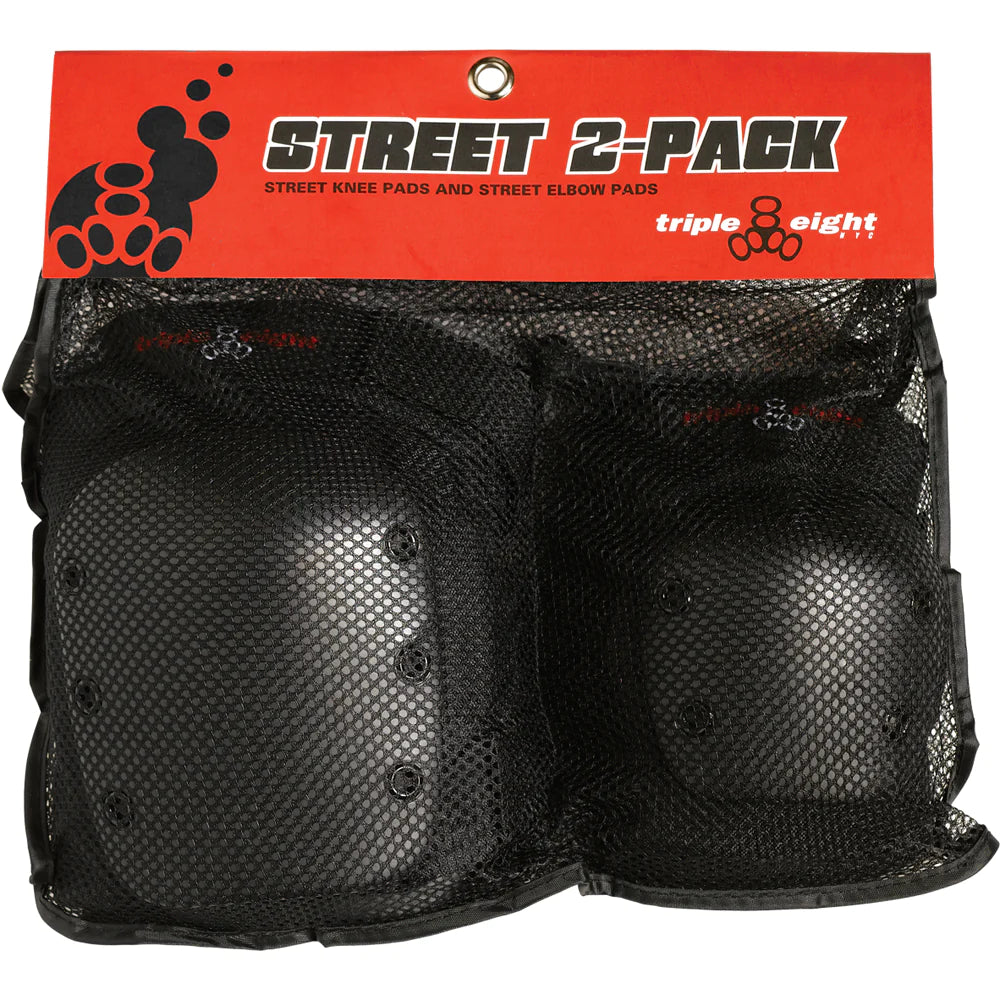 Triple 8 Street 2 Pack Knee & Elbow Pads Medium