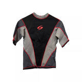 Surftech Short Sleeve Skin Black/Grey/Red Medium