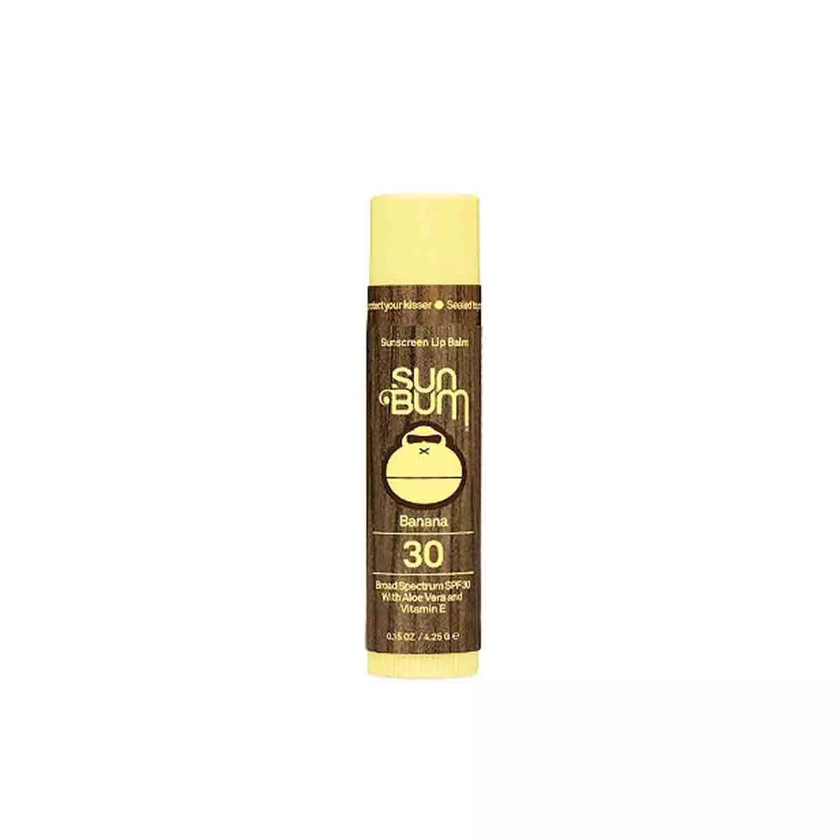 Sun Bum SPF 30 Lip Balm Banana